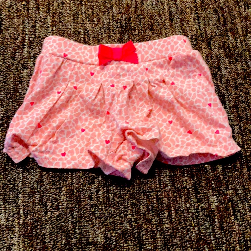 Pink Patterned Shorts